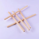 5x Pine Wood Bar Sticks For Hobby Model Crafts Making Supplies DIY 1x1x20cm