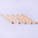 5x Pine Wood Bar Stick For Hobby Model Crafts Making Supplies DIY 5x5x250mm