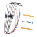10pcs Sand Table Model LED Light Mini Street Light 13.7cm Height Single Head Lamppost for Railway Yard Decorations