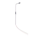 10pcs Sand Table Model LED Light Mini Street Light 13.7cm Height Single Head Lamppost for Railway Yard Decorations