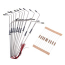 10PCS 1:75 Scale Model Railway Crossing Lights 3V with Resistance Warm White