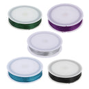 40m Length 0.5mm Diameter Iron Wire Thin Iron Line for DIY Model Making & Binding Purple