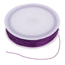 40m Length 0.5mm Diameter Iron Wire Thin Iron Line for DIY Model Making & Binding Purple