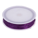 40m Length 0.5mm Diameter Iron Wire Thin Iron Line for DIY Model Making & Binding Purple