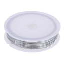 40 Meters Model Making Binding Leading Iron Wire 0.5MM Diameter Silver