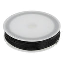 40m Length 0.5mm Diameter Iron Wire Thin Iron Line For DIY Models Makings & Bindings Black