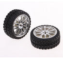 4Pcs 65mm Hexagon Wheel Tire Tyre Black for Radio Control Electric RC Car
