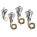 10pcs 1/25 Scale Single-head LED Light Mini Street Lamppost 3V for Yard Scenery Decoratives