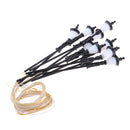 10pcs 1/25 Scale Single-head LED Light Mini Street Lamppost 3V for Yard Scenery Decoratives