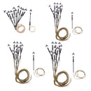 10pcs 1/25 Scale Single-head LED Light Mini Street Lamppost 3V for Yard Scenery Decoratives