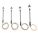 10pcs 1/25 Scale Single-head LED Light Mini Street Lamppost 3V for Yard Scenery Decoratives