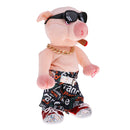 Electric Plush Pig Toys Music Singing Dancing Cute Piggy Baby Dolls for Kids Christmas Party Favors Gifts Holiday Present A