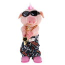 33cm Height Battery Operated Electric Plush Pig Toy Singing&Dancing Animal B