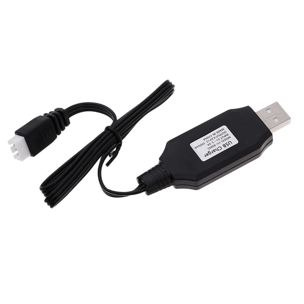 RC USB Fast Charging Cable for WPL B14K B24K C14K C24K B16K B36K RC Battery