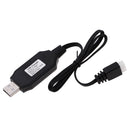 RC USB Fast Charging Cable for WPL B14K B24K C14K C24K B16K B36K RC Battery