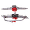 1/10 Scale RC Car Metal Front Rear Bridge Axle Assembly For Axial SCX10 D90 RC Crawler Accessories Parts