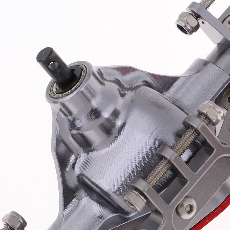 1/10 Scale RC Car Metal Front Rear Bridge Axle Assembly For Axial SCX10 D90 RC Crawler Accessories Parts