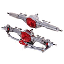 1/10 Scale RC Car Metal Front Rear Bridge Axle Assembly For Axial SCX10 D90 RC Crawler Accessories Parts