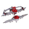 1/10 Scale RC Car Metal Front Rear Bridge Axle Assembly For Axial SCX10 D90 RC Crawler Accessories Parts