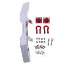 Metal Front Bumper with Hook for WPL B14/B16/B24/C14/C24 Truck Spare Part RC 1:16 Crawler Car Model Accessories