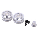 1 Pair 4WD 6WD Military Truck Parts Metal Wheel Hub For WPL B14 B16 B24 B36 Accessories Kit