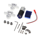 1/set Metal Transfer Case, Heat Sink, Motor Parts For 4WD 6WD 1/16 WPL RC Military / Pickup / Sime-pickup Truck