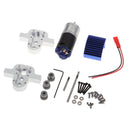 1/set Metal Transfer Case, Heat Sink, Motor Parts For 4WD 6WD 1/16 WPL RC Military / Pickup / Sime-pickup Truck