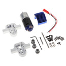 1/set Metal Transfer Case, Heat Sink, Motor Parts For 4WD 6WD 1/16 WPL RC Military / Pickup / Sime-pickup Truck