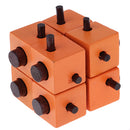 Wooden Brain Puzzle Teaser Kongming Lock for Teens and Adults Gift