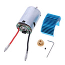 Motor + Heat Sink + 17T Motor Gear Replacement Parts for WLtoys 12428 12423