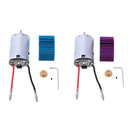 Motor + Heat Sink + 17T Motor Gear Replacement Parts for WLtoys 12428 12423