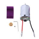 For Wltoys 12428 12423 1/12 RC Car 540 Motor 17T Motor Gear Radiator 12428-0121+0088+XY12017 Motor+Heat Sink+Gear