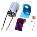 For Wltoys 12428 12423 1/12 Car 540 Motor 17T Gear Radiator Motor Seat 12428-0121+0088+0056+XY12017 Motor+Seat+Heat Sink