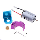 For Wltoys 12428 12423 1/12 Car 540 Motor 17T Gear Radiator Motor Seat 12428-0121+0088+0056+XY12017 Motor+Seat+Heat Sink
