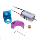 For Wltoys 12428 12423 1/12 Car 540 Motor 17T Gear Radiator Motor Seat 12428-0121+0088+0056+XY12017 Motor+Seat+Heat Sink