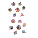 7pcs Opaque Alloy Polyhedral Dice for Dungeons and Dragons Accessories Toy A