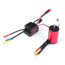 S3660 4 Pole 3800KV Brushless Motor w/ 60A ESC Combo Set for 1/8 1/10 RC Car