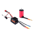 S3660 4 Pole 3800KV Brushless Motor w/ 60A ESC Combo Set for 1/8 1/10 RC Car