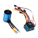 Metal 3650 5200KV Brushless Motor & 80A ESC for 1/10 RC Car Cralwer Accessories Kit