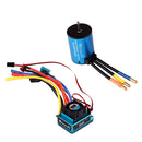 Metal 3650 5200KV Brushless Motor & 80A ESC for 1/10 RC Car Cralwer Accessories Kit