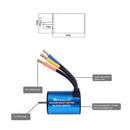 Metal 3650 5200KV Brushless Motor & 80A ESC for 1/10 RC Car Cralwer Accessories Kit
