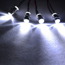4 LED Light Kit Headlights Taillight White for 1/5 1/8 1/10 1/12 1/16 RC Truck Upgrade Parts