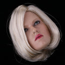 1:6 Scale Female Beauty Head Carved Sculpt with Short Hair for 12 inch Phicen Body Figure Accessory