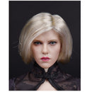 1:6 Scale Female Beauty Head Carved Sculpt with Short Hair for 12 inch Phicen Body Figure Accessory