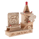 Wood Music Box, Merchandise Classic Musical Boxes Best Birthday Gift for Kids?Girls?Friends with Photo Frame