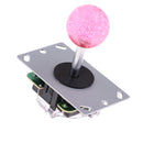 8 Way Arcade Game Joystick Ball MultiColor Lighted Illuminated Rocker Pink
