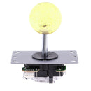 8 Way Arcade Game Joystick Ball MultiColor Lighted Illuminated Rocker Yellow