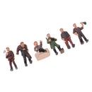 1/87 Scale Resin People Figure Model - Assorted Hunter for Train Roadway Scenery Decoration