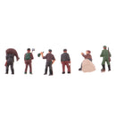 1/87 Scale Resin People Figure Model - Assorted Hunter for Train Roadway Scenery Decoration