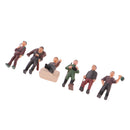 1/87 Scale Resin People Figure Model - Assorted Hunter for Train Roadway Scenery Decoration